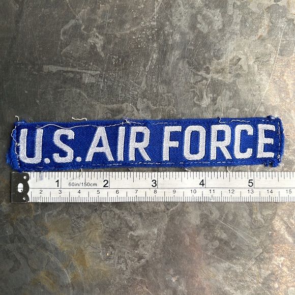 U.S. AIR FORCE blue tape patch, vintage - Picture 9 of 11